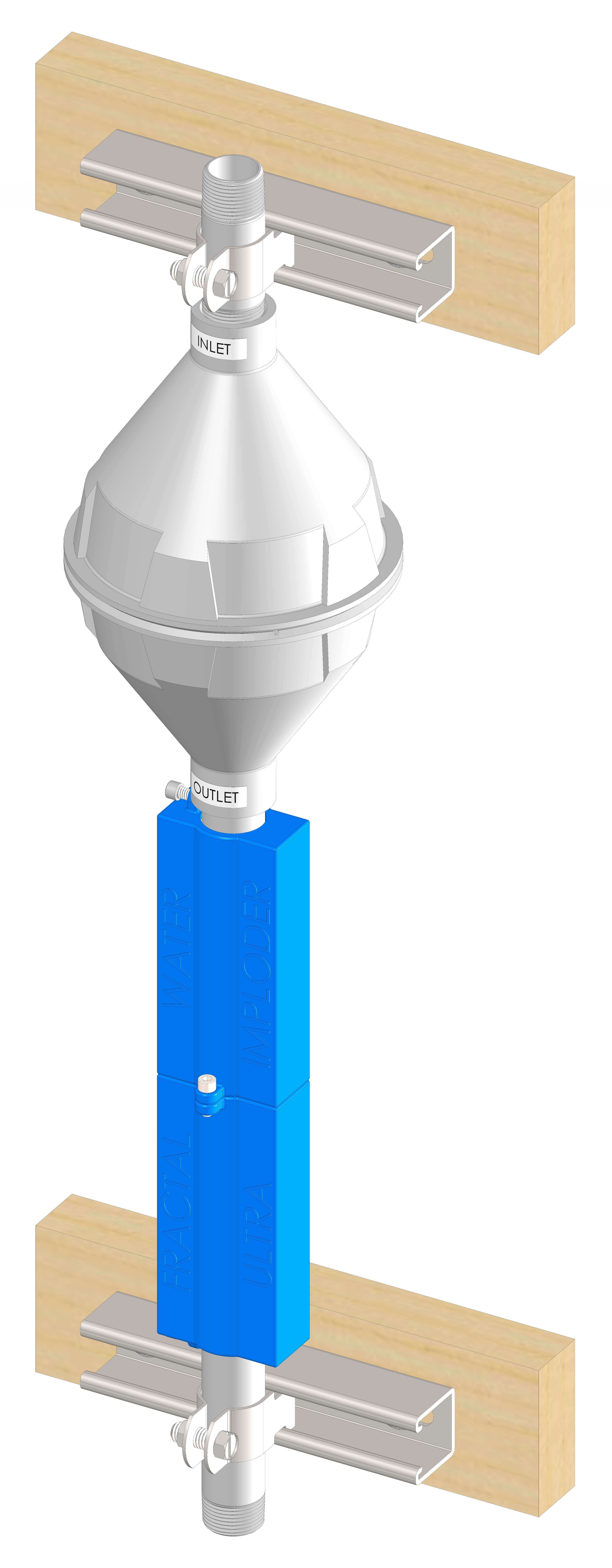 Ultra Imploder vertical installation